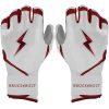 Chrome Series Long Cuff Batting Gloves - Maroon